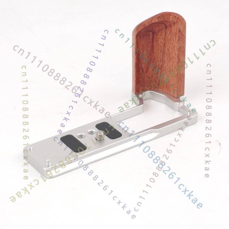 Fujifilm Camera X-T5 - Holz-Handgriff mit Metallbasis und Arca-Swiss Schnellwechselplatte
