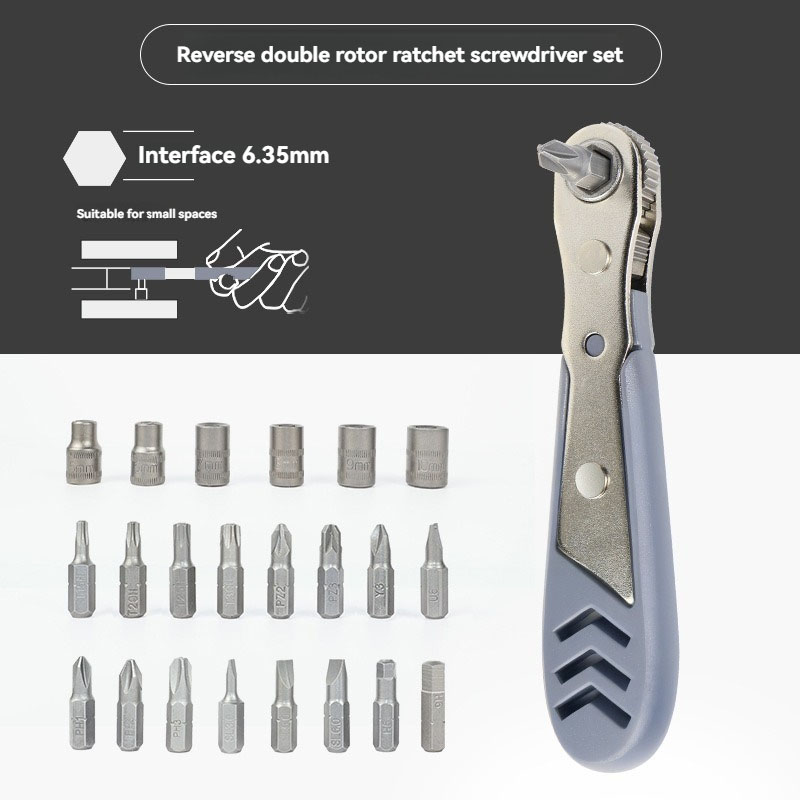 Electronics Repair Shops - 24-in-1 Ratschenschraubendreher-Set, arbeitssparendes Design für Reparaturwerkstätten,