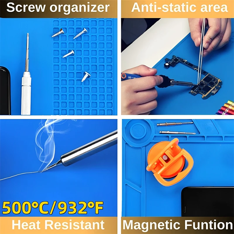 Silikon-Lötmatte, ESD, antista – Electronics Repair Workstation Bewertung und Preis